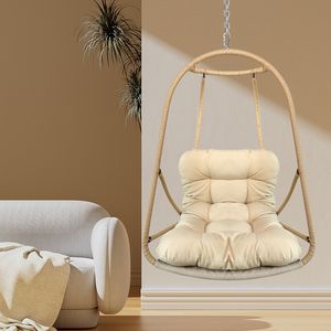 Sedia a dondolo pieghevole JESE a forma di uovo, capacità 300 libbre, per uso interno ed esterno - Product Image 6