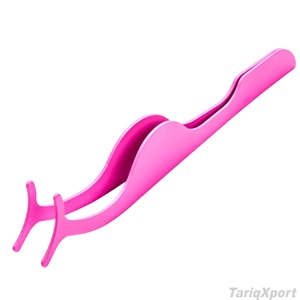 Pinzas Profesionales de Punta Ancha para Pestañas, Aplicador de Precisión de Acero Inoxidable, Pinzas para Cejas, Extensiones de Pestañas con Puntas de Fibra para Salón - Product Image 3