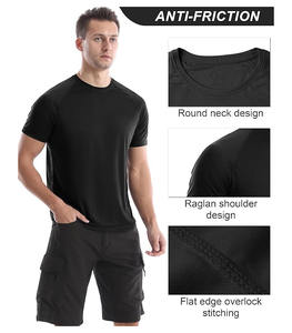 T-shirt Homme Col V Noir Uni 2025/2026 en Coton Doux et Respirant pour Tenue Décontractée Impression Personnalisée - Product Image 1