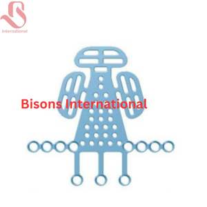 Bisons แผ่นผ่าตัดฝังกระดูกสันหลังสำหรับพื้นห่วงออร์บิทัลไทเทเนียมแบบใช้มือ - Product Image 4