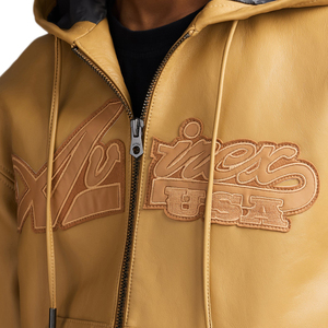 Chaquetas Avirex para Hombre de Diseño Personalizado, Chaqueta Avirex de Cuero Transpirable de Alta Calidad con Cremallera Completa para Invierno - Product Image 6