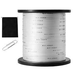 Nastro per traino in poliestere piatto da 1/2 pollice x 1053 piedi, con capacità di trazione di 1250 libbre, nastro stampato per il traino di cavi e imballaggi - Product Image 1