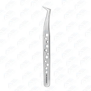 Pince à épiler en acier inoxydable avec logo personnalisé pour extension de cils droits OEM pour application de cils classiques et volumineux - Product Image 3