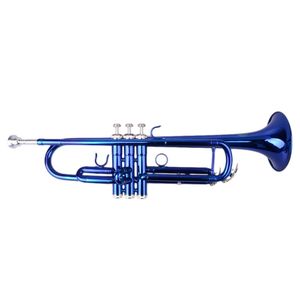 Ensemble de gants pour trompette en Si bémol bleus, instruments en laiton - Product Image 1