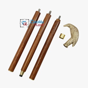 Tanishka Export – Poignée en laiton poli de haute qualité, motif oiseaux, en bois brun, faite à la main, style antique, pliable, pour la Fête des Mères - Product Image 5