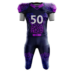 Uniforme de Fútbol Americano Sublimado con Logotipo y Diseño Personalizados, Transpirable, Servicio OEM, Venta de Fábrica, Precio Económico, Superventas - Product Image 1