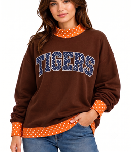 Women Winter Front <b>Mock</b> <b>Neck</b> Fleece Sweatshirt Drop Shoulder Oversized <b>Top</b> OEM Service - Product Image 1