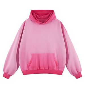 Vente en gros : Sweat à capuche d'hiver 100% coton molletonné pour homme, coupe oversize délavée à l'acide, avec logo personnalisé, collection de vêtements streetwear en gros - Product Image 4