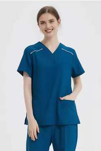 Uniformes de Enfermera de Manga Corta con Pantalones Jogger, Traje de Médico para Hospital - Product Image 6