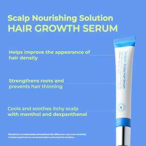 Sérum de croissance capillaire Scalpy pour hommes et femmes contre la perte et l'amincissement des cheveux |   Traitement du cuir chevelu à l'acide salicylique, au menthol et au dexpanthenol - Product Image 4