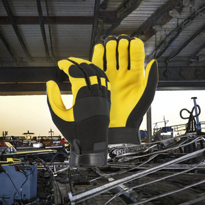 Guantes Mecánicos Industriales de Protección para Manos, Textura Acrílica Granulada, Antiestáticos, Antivibración, 6 mil de Grosor, Transpirables, de Spandex - Product Image 5