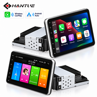 HANTUE Autoradio Universel Rotatif à Écran Tournant de 90°, Android Auto, CarPlay, Navigation GPS, Unité Principale Android 10,1 Pouces Simple DIN