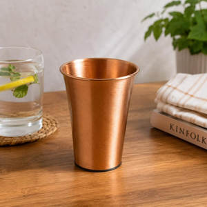 Artisan Copper Drinking Glass Featuring A Distinctive Handmade Look For Modern And Traditional Interiors - Product Image 4