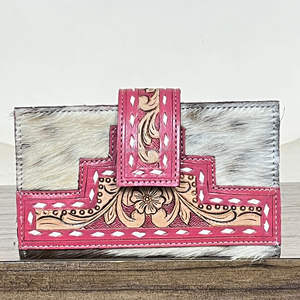 Cartera Bifold de Cuero Genuino Hecha a Mano para Mujer, la Más Vendida de la Expo de Marzo, Cartera Larga con Tarjetero - Product Image 4