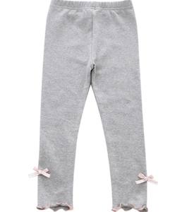 Leggings Vintage 100% Algodón para Niñas con Lazo - Pantalones Largos Transpirables para Bebés - Product Image 5