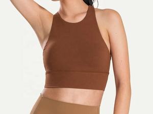 เสื้อชั้นในกีฬา Nesta Sports แบบสั่งทำพิเศษ รองรับสูง ระบายอากาศได้ดี สายไขว้หลัง ผลิตจากผ้าสแปนเด็กซ์และไนลอน ยืดหยุ่นสูง เหมาะสำหรับออกกำลังกาย โยคะ และเล่นกีฬาสำหรับผู้หญิง - Product Image 2
