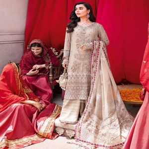 Luxury Riaz Arts 3 piezas Jhoomro Chiffon Salwar Kameez High Formal Party Wear para mujeres Pakistani Fancy Long Sari Branded Indian - Product Image 3