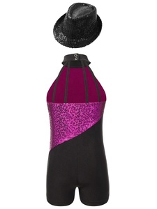 4-16 Trẻ Em Cô Gái Jazz Khiêu Vũ Hiệu Suất Trang Phục Leotard Với Hat Cho Trượt Băng Nghệ Thuật Thể Dục Nhịp Điệu Thể Dục Lớp Cuộc Thi Đảng - Product Image 4