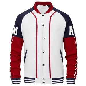 Embroidery Imported Custom Manufacturer High Quality Stand Collar Winter Letterman Varsity <b>Jackets</b> for Men <b>with</b> <b>Fleece</b> <b>Lining</b> - Product Image 3