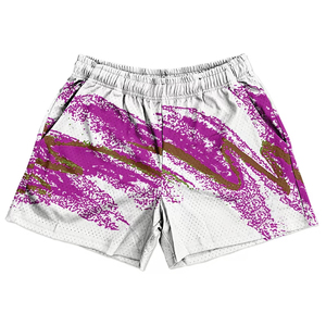 Wholesale Men’s Mesh Basketball Shorts Custom Printed <b>Athletic</b> Gym Shorts Breathable Quick Dry Sports Shorts with Elastic Waist - Product Image 2