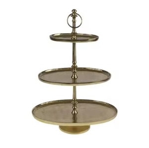 Unique Metal <b>3</b> <b>Tier</b> <b>Cake</b> <b>Stand</b> <b>Cake</b> Display Rack Dessert Serving <b>Stand</b> Table Decor Styling - Product Image 3
