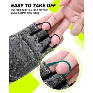 Gants de cyclisme demi-doigts de haute qualité pour hommes et femmes, gants de vélo sans doigts, dernier design pour la gym et le sport - Product Image 3