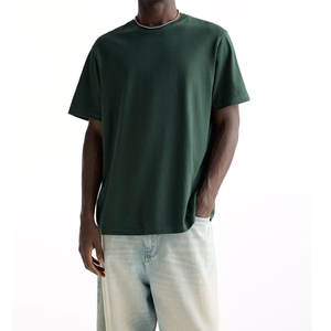 Camisetas unisex de moda al por mayor, camisetas extragrandes de alta calidad, camiseta lisa de algodón suave para hombre, cómoda y transpirable - Product Image 1