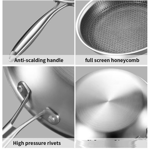 Family Size Saute <b>Pan</b> With Premium Nonstick Interior Heavy Duty Aluminum Construction Tempered Glass Lid - Product Image 5