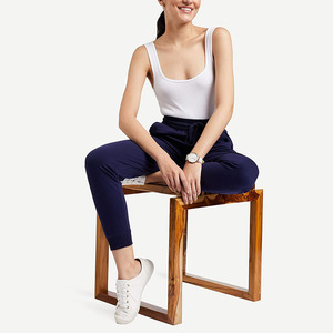 Servicios OEM, Pantalones Casuales de Corte Regular para Mujer, Cintura Media, Color Sólido, Transpirables, Resistentes al Viento, Ecológicos, Ropa Urbana, Pantalones de Invierno - Product Image 3