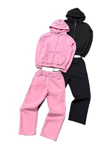Custom Printed Polyester Fleece Men's Thermal Jogger <b>Set</b> Plus Size Winter Street Style Tracksuit Sweatsuit - Product Image 2