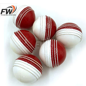 Balle de cricket en cuir la plus vendue avec coutures renforcées pour l'entraînement en intérieur et en extérieur, l'enseignement et le cricket scolaire - Product Image 5