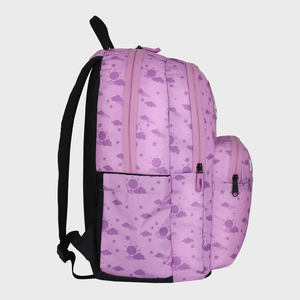 Sac à dos scolaire Arctic Fox pour enfants, imperméable, antivol, motif dessin animé, bretelles détachables, doublure en nylon durable - Product Image 6