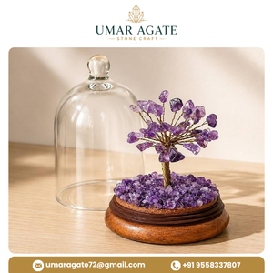 Vente en gros de dômes en cristal d'améthyste semi-précieuse naturelle faits à la main de qualité supérieure, décoration Feng Shui pour la maison, cadeau - Product Image 4
