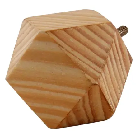 Nouveau design Bouton de meuble en forme de champignon Boutons en bois ronds en bois Boutons de tiroir en bois Vente en gros