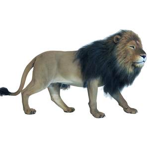 Estatua <span class=keywords><strong>de</strong></span> León <span class=keywords><strong>de</strong></span> Resina <span class=keywords><strong>de</strong></span> Alta Similitud, Personalizada, Decorativa para Interiores, Realista, <span class=keywords><strong>de</strong></span> Tamaño Natural, en Venta - Product Image 5