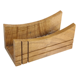 Minimalist Luxury Wooden Tissue Box Custom Eco-Friendly Handmade <b>Kitchen</b> Dining Counter Napkin Organizer <b>Paper</b> Display Holder - Product Image 6