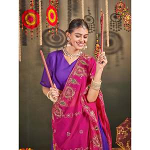 Diseñador Lehenga Choli con Dupatta para Mujer Navratri Special Set - Product Image 4