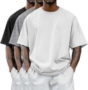 <b>Men's</b> Short Sleeve O-Neck T-<b>Shirt</b> Oversized Fit Pattern Casual Knitted Sublimation Printed Breathable Jersey Fabric Quick Dry - Product Image 2
