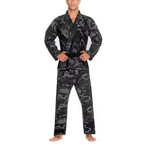 Kimono de BJJ Unisex para Adultos, Deportivo, de Poliéster/Algodón, 280g, Resistente, Antiencogimiento, Fusión sin Costuras, Sólido, para Artes Marciales, Venta al Por Mayor - Product Image 3