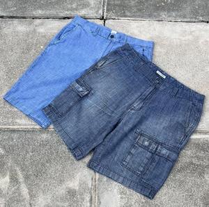 Pantalones Cortos Casuales de Verano para Hombre, Mezcla de Mezclilla Premium, Ligeramente Usados, Transpirables, con Diseño de Parches, Estilo Urbano, Venta al Por Mayor - Product Image 6