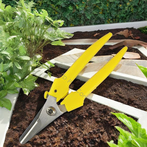 Ciseaux d'électricien premium 7,5 pouces en acier inoxydable taillé à dentelure 420J2 de Taïwan, poignée en plastique, pour droitiers, non pliables, pour le bricolage - Product Image 3