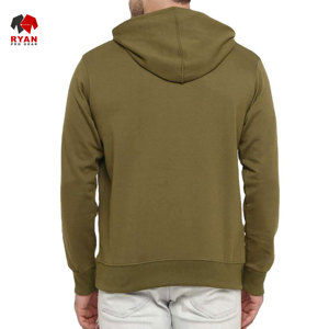 Sweat à capuche pour homme Ryan Pro Gear, tissu confortable et respirant, tricoté avec logo personnalisé et poche design. - Product Image 4