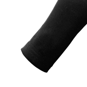 Manguitos de compresión personalizados con logo para deportes, ciclismo, baloncesto, protección UV, color negro - Product Image 2