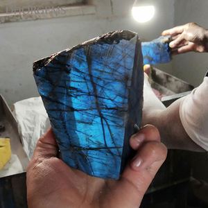 Piedra de Labradorita Azul Fuego Natural al por Mayor, Cristal en Bruto para Joyería y Decoración del Hogar, Piedra Tradicional - Product Image 5