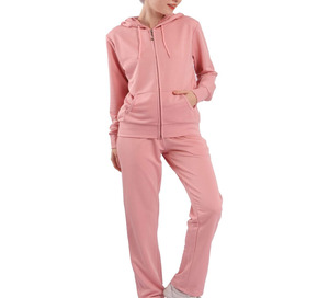 ชุดวอร์มสองชิ้นแบบมีซิปสำหรับผู้หญิงชุดวอร์มน้ำหนักเบาจากผู้ผลิต - Product Image 1