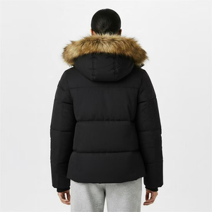 Chaqueta Acolchada con Capucha Negra Premium para Hombre, Abrigo Cálido de Invierno, Logotipo Personalizado, Venta al Por Mayor - Product Image 4