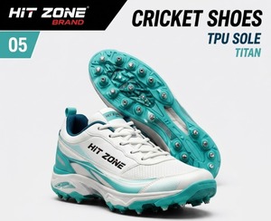 Zapatos de críquet avanzados con tacos metálicos, agarre fuerte, duraderos, ligeros y cómodos para entrenamiento y partidos. - Product Image 3