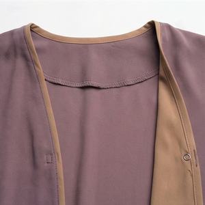 Abaya de style classique pour femmes musulmanes, tenue de fête islamique modeste, couture de qualité supérieure, polyester respirant, vente directe d'usine - Product Image 4