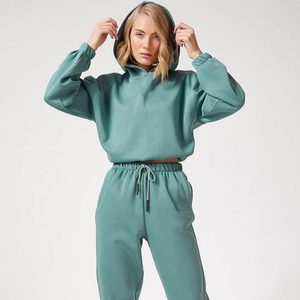 Ensemble de survêtement streetwear pour femme, best-seller, 100 % coton, personnalisé, mode, entraînement, jogging, survêtements pour femme - Product Image 1