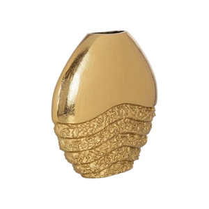 Fournisseurs en gros de vases à fleurs modernes texturés ronds en aluminium argenté faits à la main pour la décoration du salon, de la salle à manger et du bureau en vente - Product Image 6